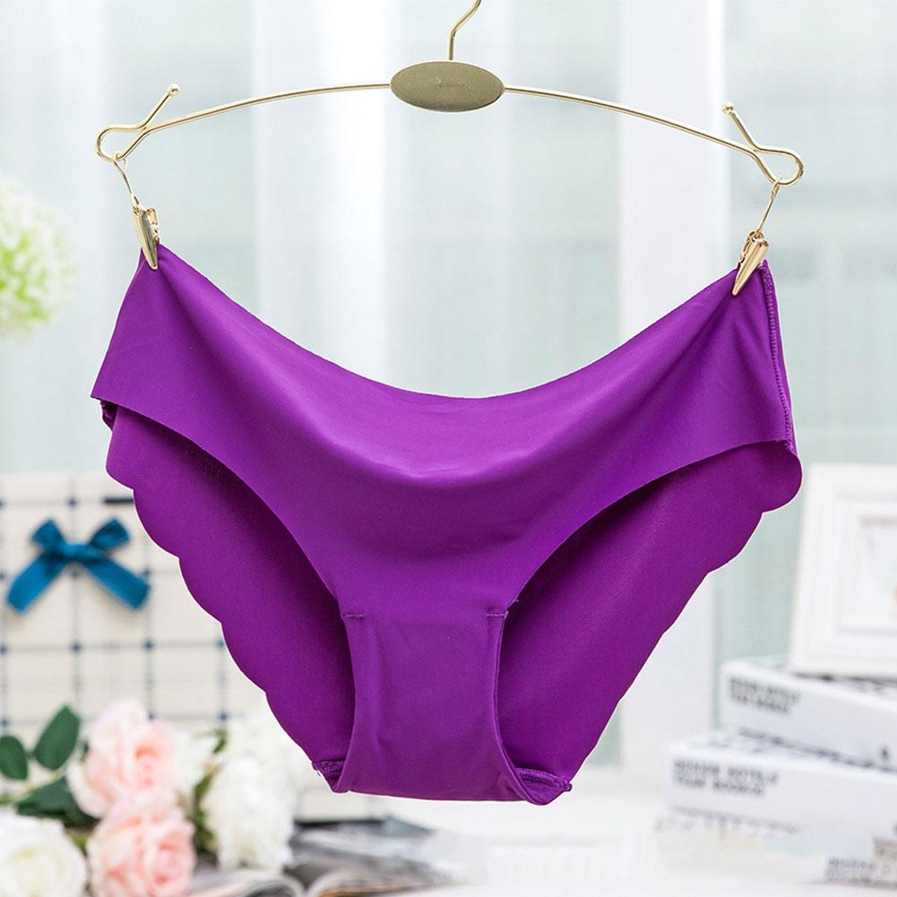 Unbranded Women Ice Silk G String Briefs Panties Seamless Thongs Underwears