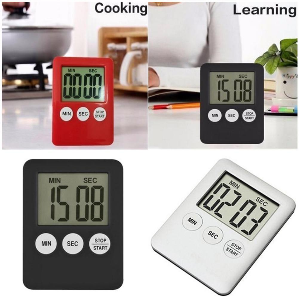 thumbnail image 4 of SGACAI Großer digitaler Küchentimer mit LCD-Display, Countdown-Alarm, Timer-U мυ, 4 of 7