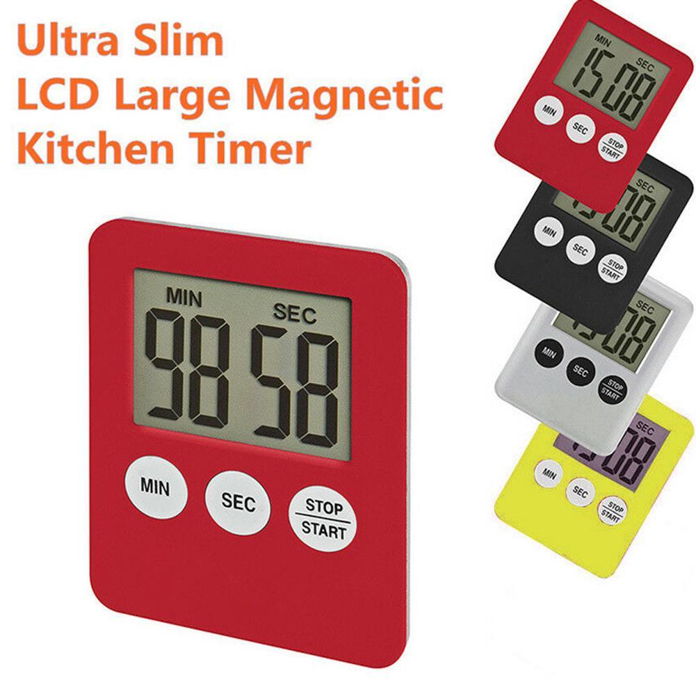 thumbnail image 2 of SGACAI Großer digitaler Küchentimer mit LCD-Display, Countdown-Alarm, Timer-U мυ, 2 of 7