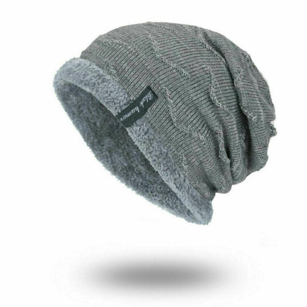 Winter Beanies Slouchy Chunky Hat for Men Women Warm Soft Skull Knitting Hats