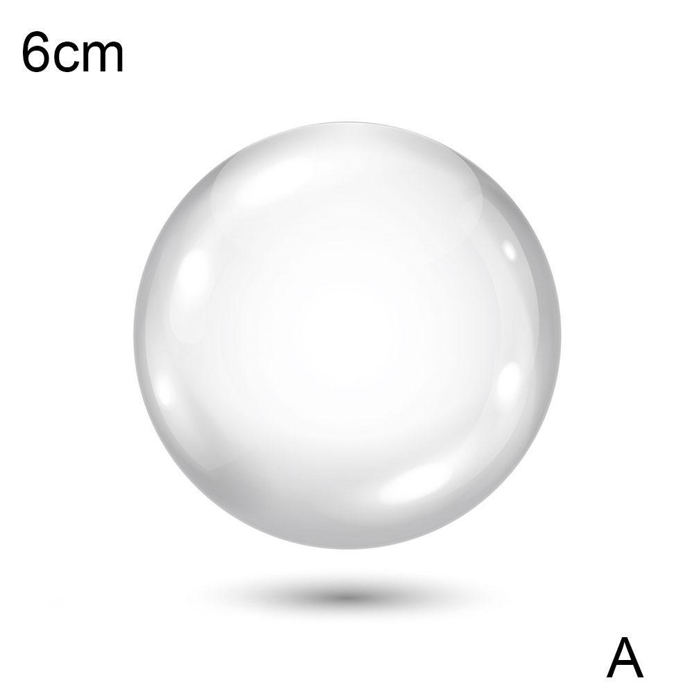 Clear Crystal Ball CMY Optic Prism Cubes 60mm K9 Glass Lens Sphere Photography 