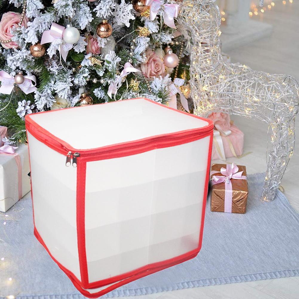 64 Christbaumkugeln Aufbewahrungsbox Weihnachten Xmas Baum Deko