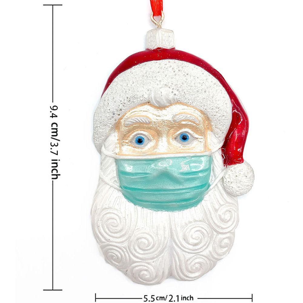 Santa in 2020 Ornament Christmas Tree Hanging Pendant Happy to See Your