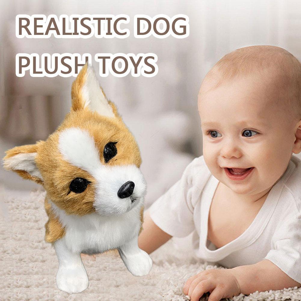 realistic corgi plush
