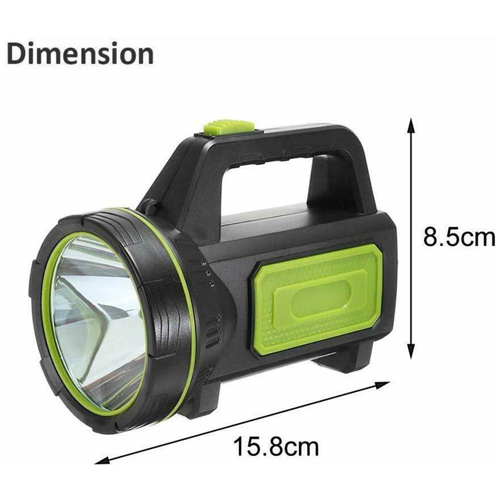 135000LM LED Searchlight Spotlight USB Rechargeable Hand Torch Work Light UK