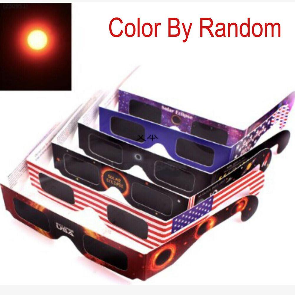 1/3/5Pcs Total Solar Eclipse Glasses Glasses Paper Holder To Protect