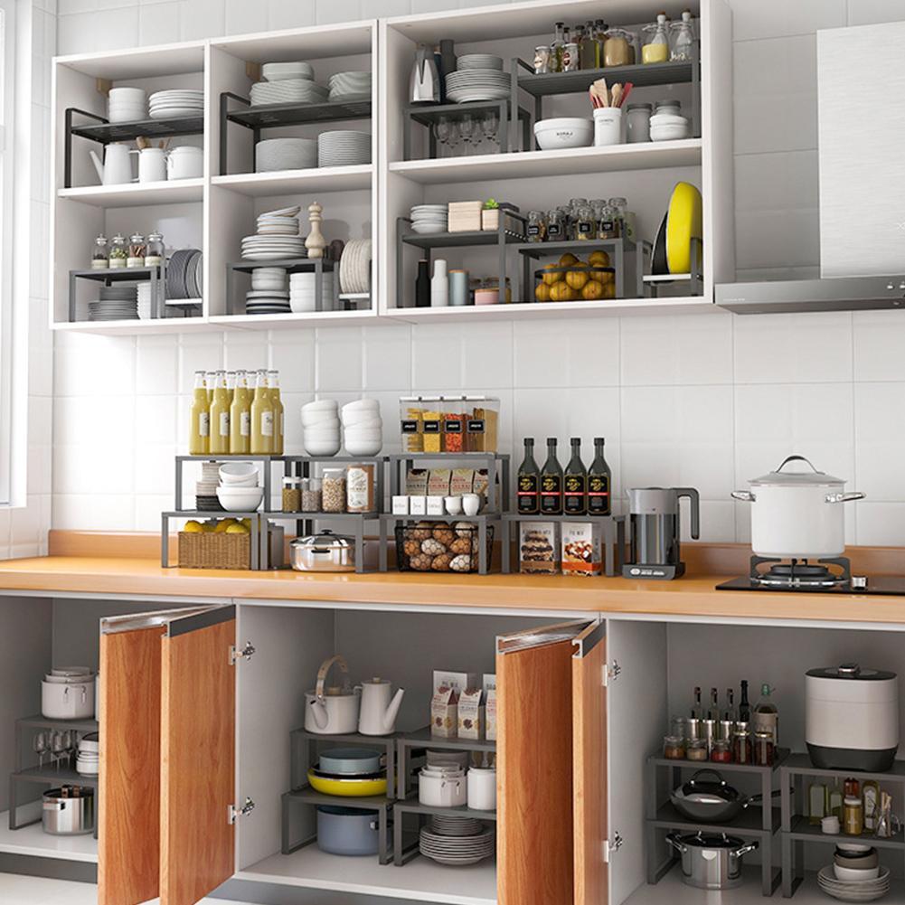 Küchenschrank Schalen Teller Regal Organizer Stapelbare Pantry
