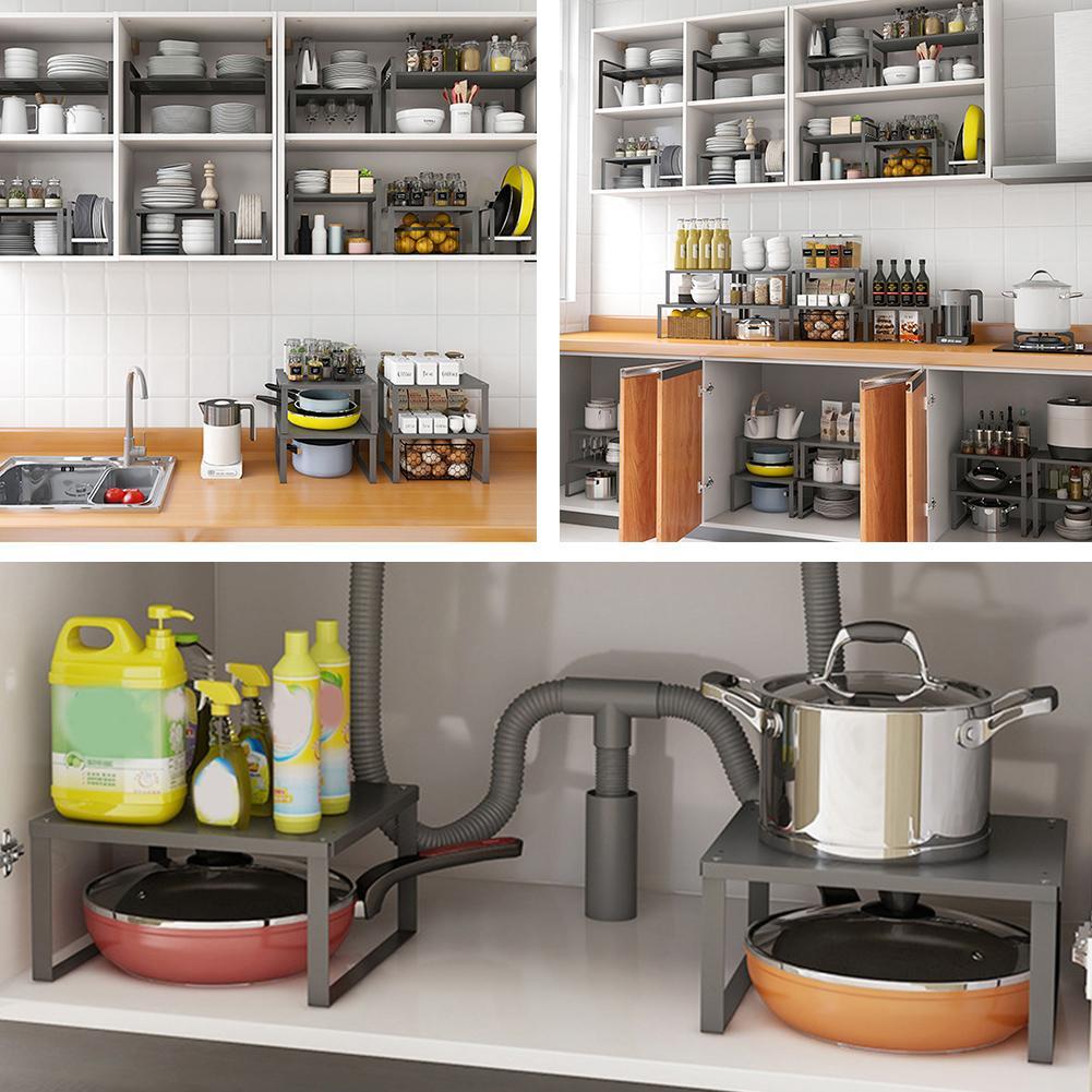 Küchenschrank Schalen Teller Regal Organizer Stapelbare Pantry