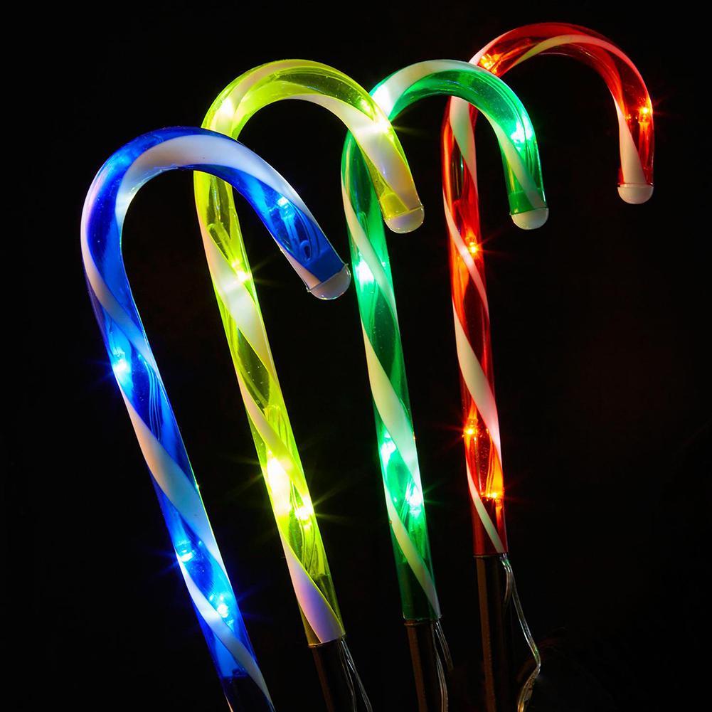 lighted candy canes for pathways