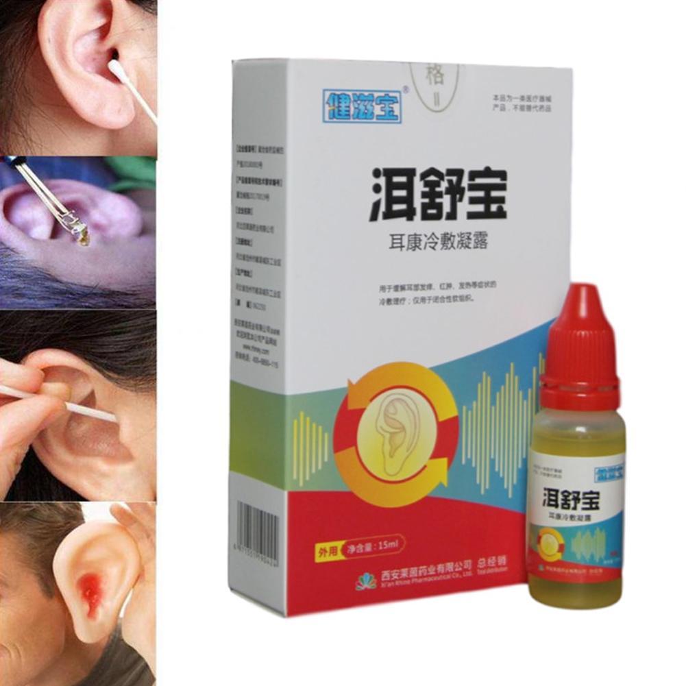 Ear Liquid Acute Otitis Drops Herbal Medicine Earwax Deafness Removal