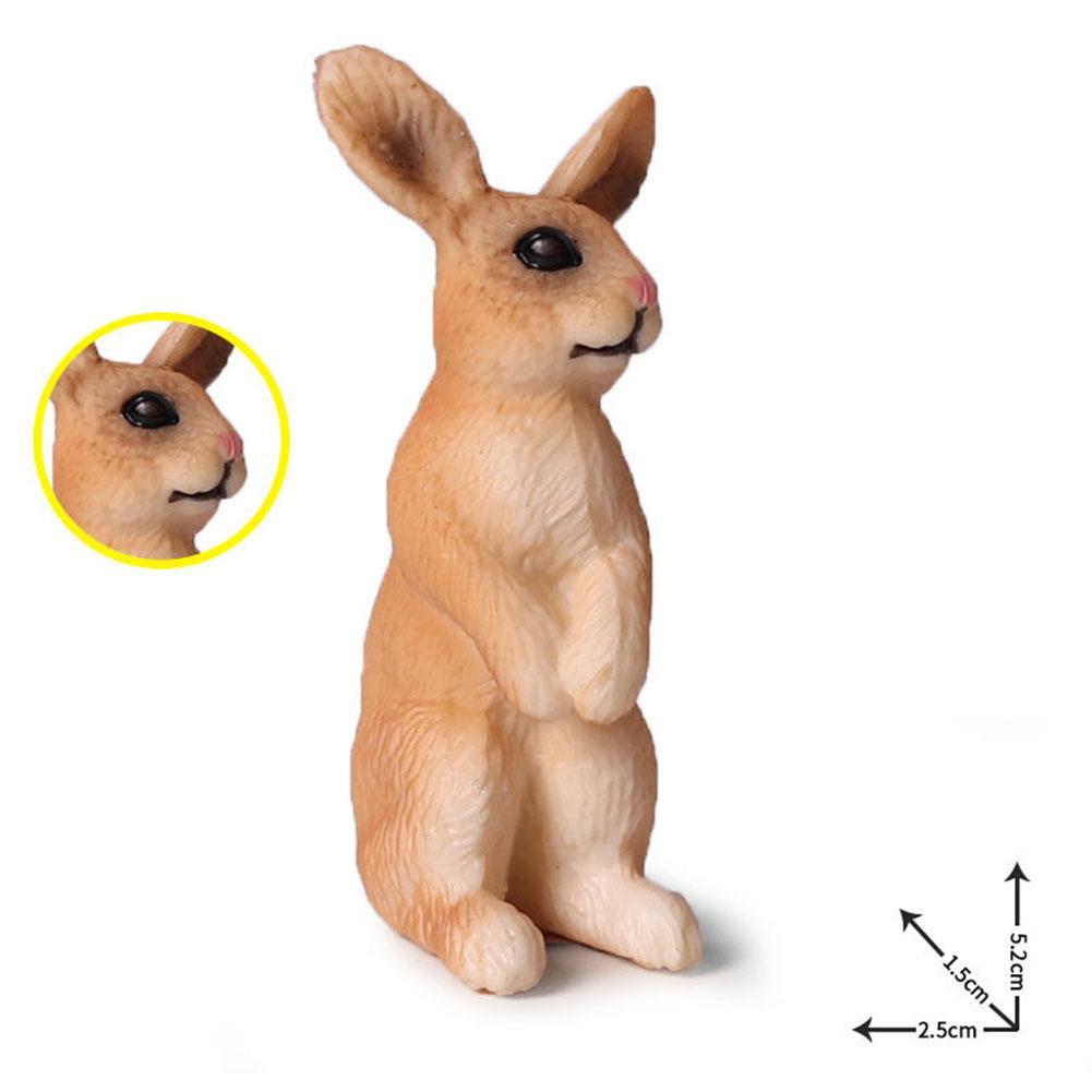 Plush Rabbit Stuffed Animal Bunny Toy Simulation For Children Home