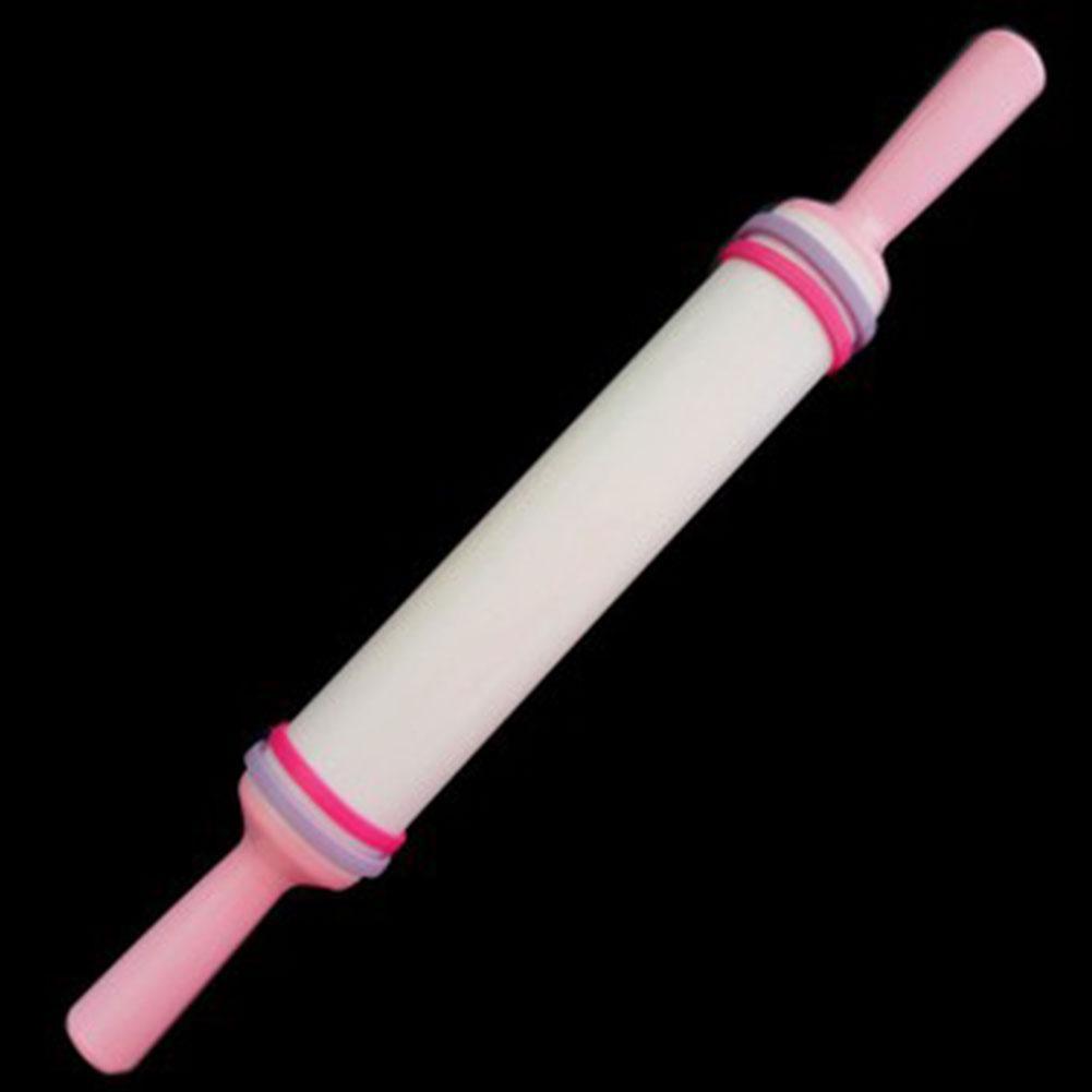 Plastic Non Stick Pastry Icing Fondant Cake Rolling Pin Kitchen Roller Tool Ebay 