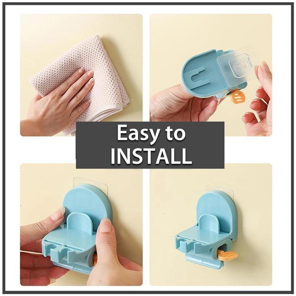 Wall Mounted Punch-free Manual Toothpaste Squeezer Home 1 pcs