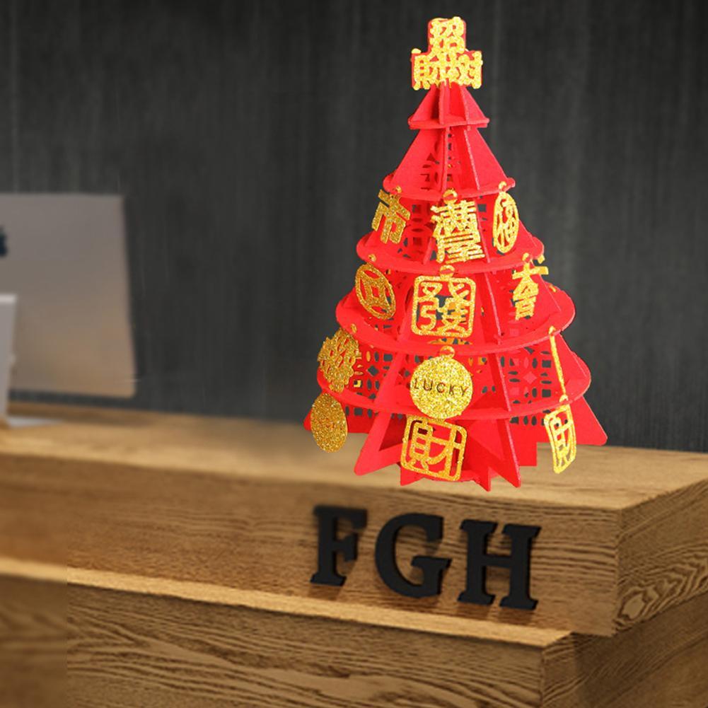 Non-woven Fortune Tree Chinese New Year Decor Ornament for Spring