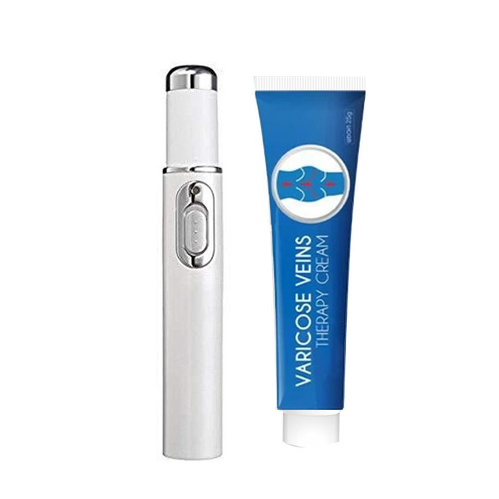 Blue Light Therapy Varicose Veins Pen&Cream Soft Scar Removal Set eBay