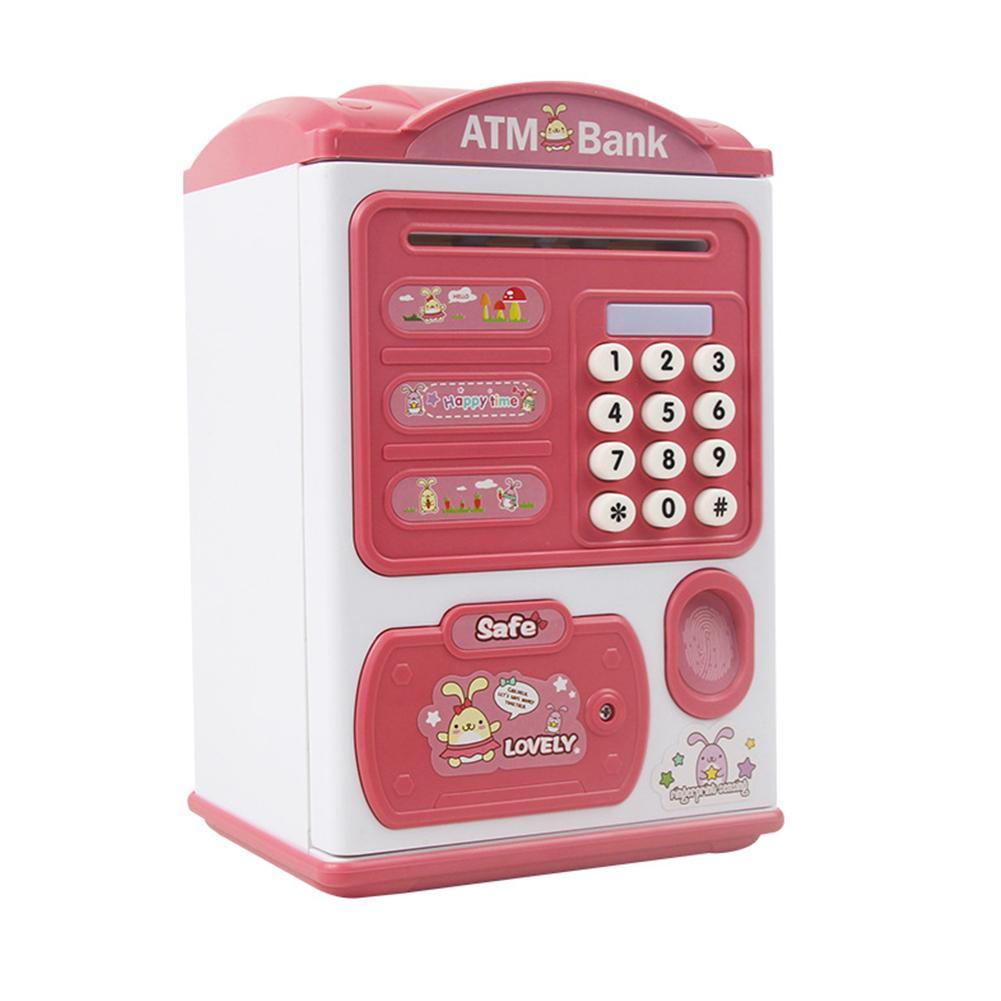 Electronic Money Box Safe Bank Money Coin Note Mini ATM Cash Machine