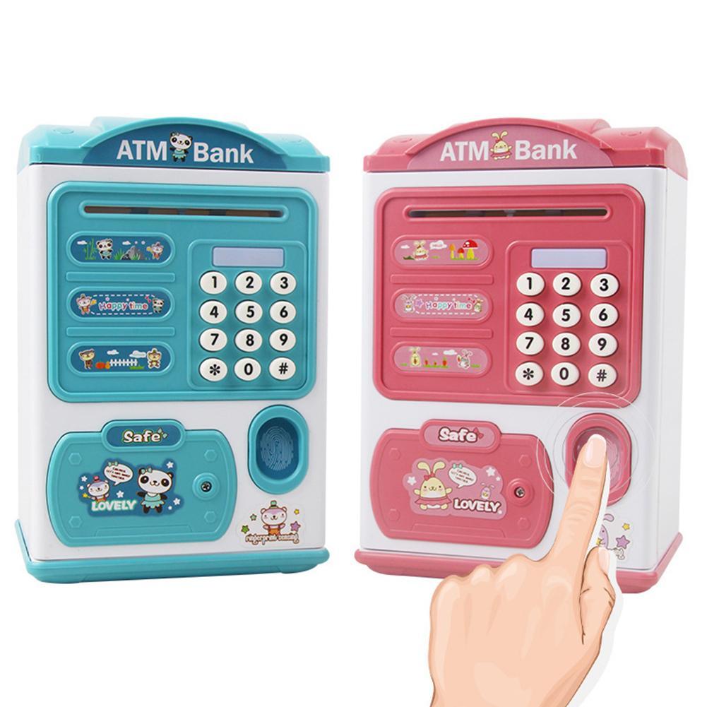 Electronic Money Box Safe Bank Money Coin Note Mini ATM Cash Machine