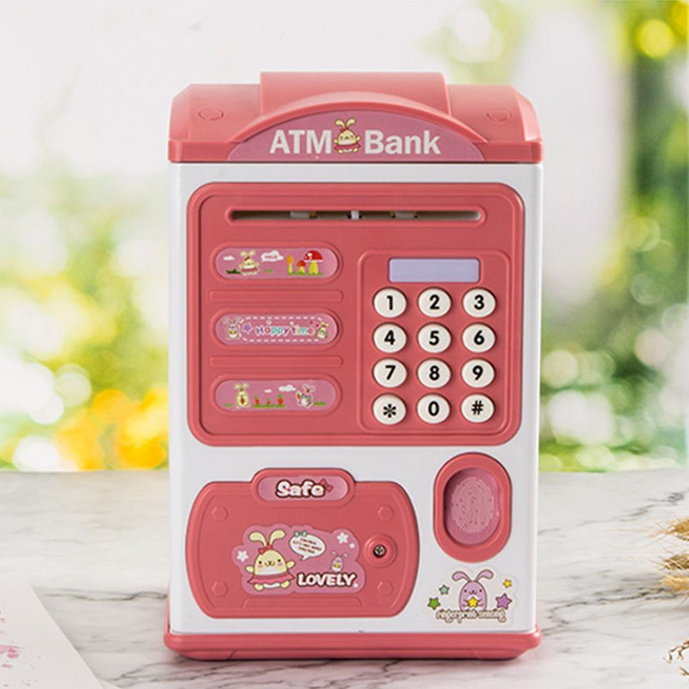 Electronic Money Box Safe Bank Money Coin Note Mini ATM Cash Machine