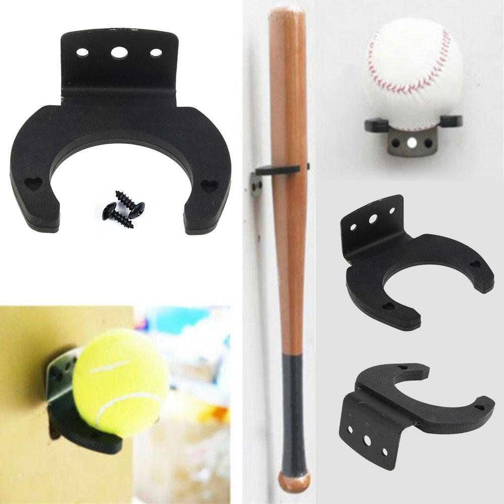 Horizontal Wall Mounted Baseball Bat Brackets Shelf Hanger Included