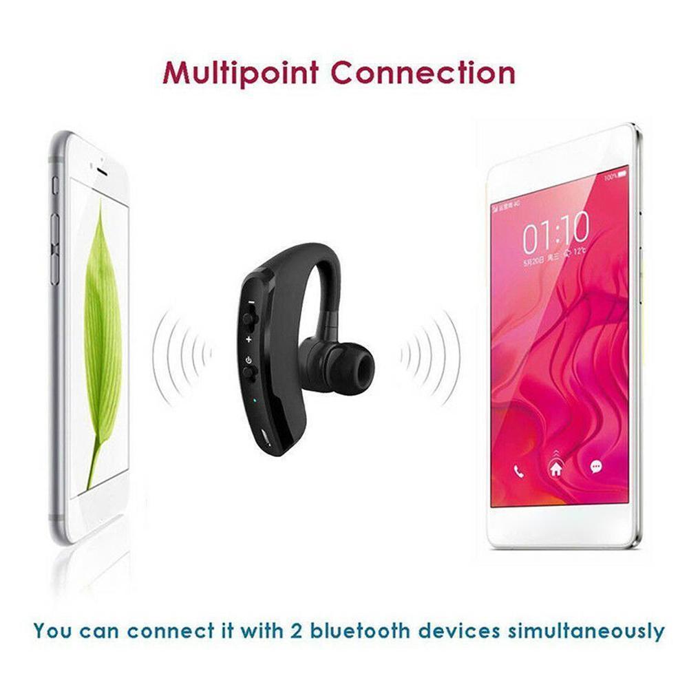 V9 Wireless Bluetooth 5.0 Headset Sports Ear-Hook Earphone Handsfree
