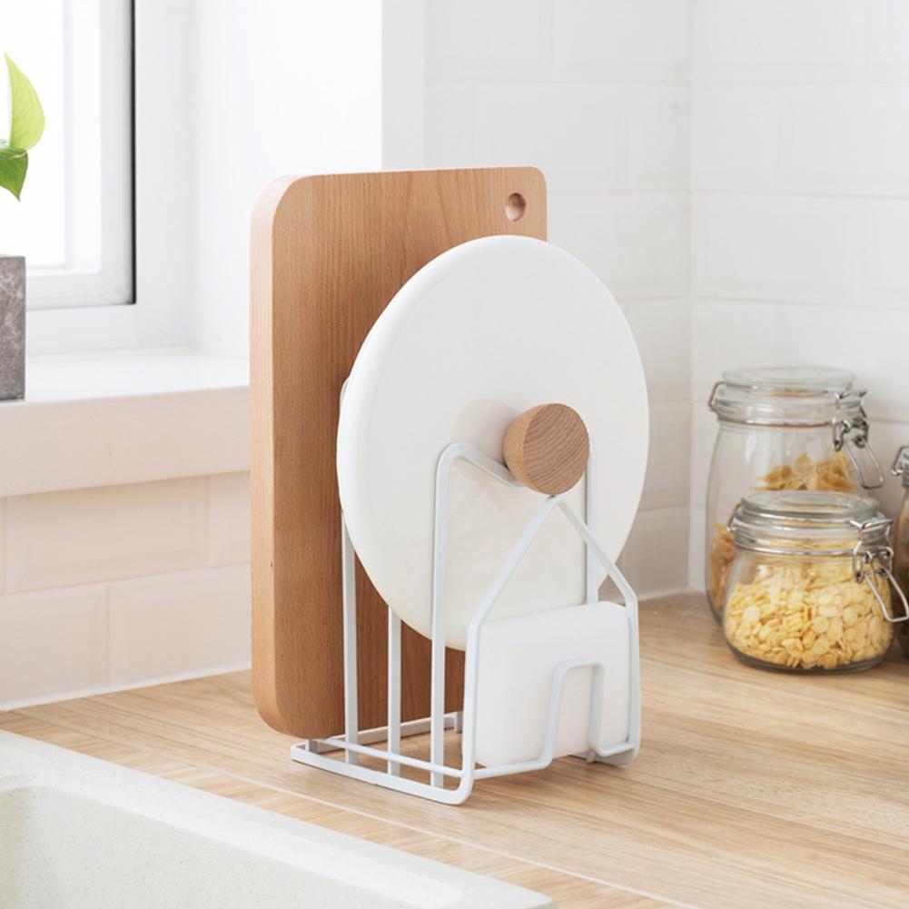 Multi Layer Küche Schneidebrett Halter Topfdeckel Organizer Rack Regal