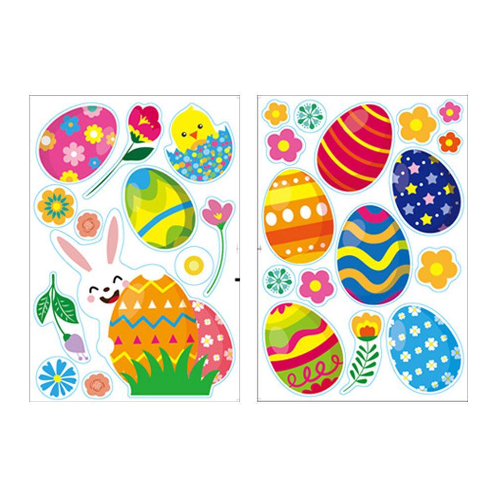 Easter Decor Easter Stickers Window Decal for Easter 22*32CM