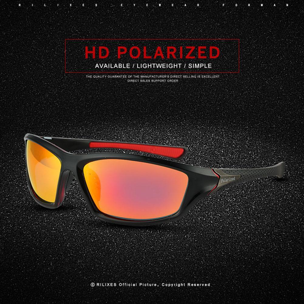 thumbnail image 3 of Wartleves Gafas de sol polarizadas deportivas para hombre, cuadradas, para conducir al aire libre, para pescar, FAST Z, 3 of 7