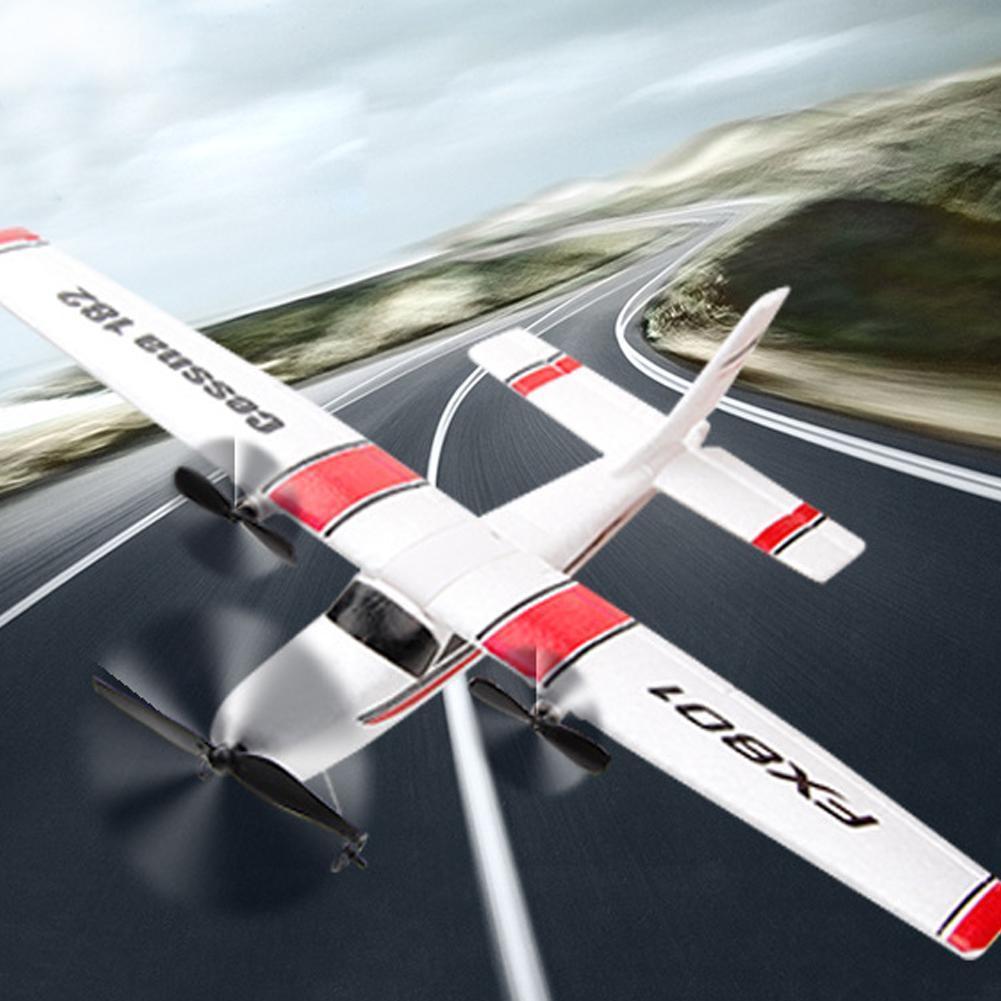 Avião de Asa Fixa para Crianças Fixas ao ar Elétrico com 2 Avião Cessna Faça Você Mesmo rc Canais Epp Artesanal 2.4ghz Folhas Livre Fx801 182 12 Cheap Aviões de radiocontrole