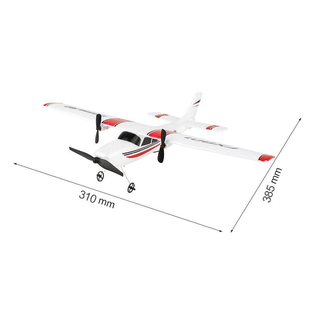Avião de Asa Fixa para Crianças Fixas ao ar Elétrico com 2 Avião Cessna Faça Você Mesmo rc Canais Epp Artesanal 2.4ghz Folhas Livre Fx801 182 17 com 2 canais epp artesanal, 2.4ghz, folhas fixas ao ar livre