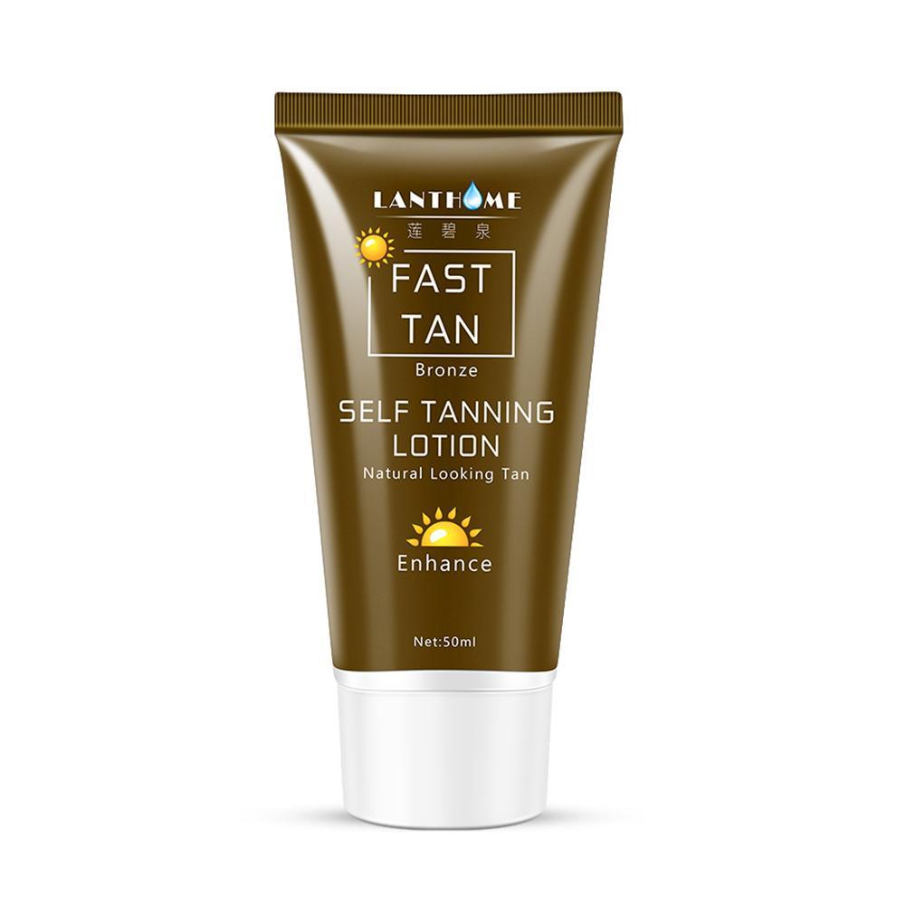 50ml Sunless Self Tanning Lotion Bronze Quickly Coloring Face Body Natural Tan Cream