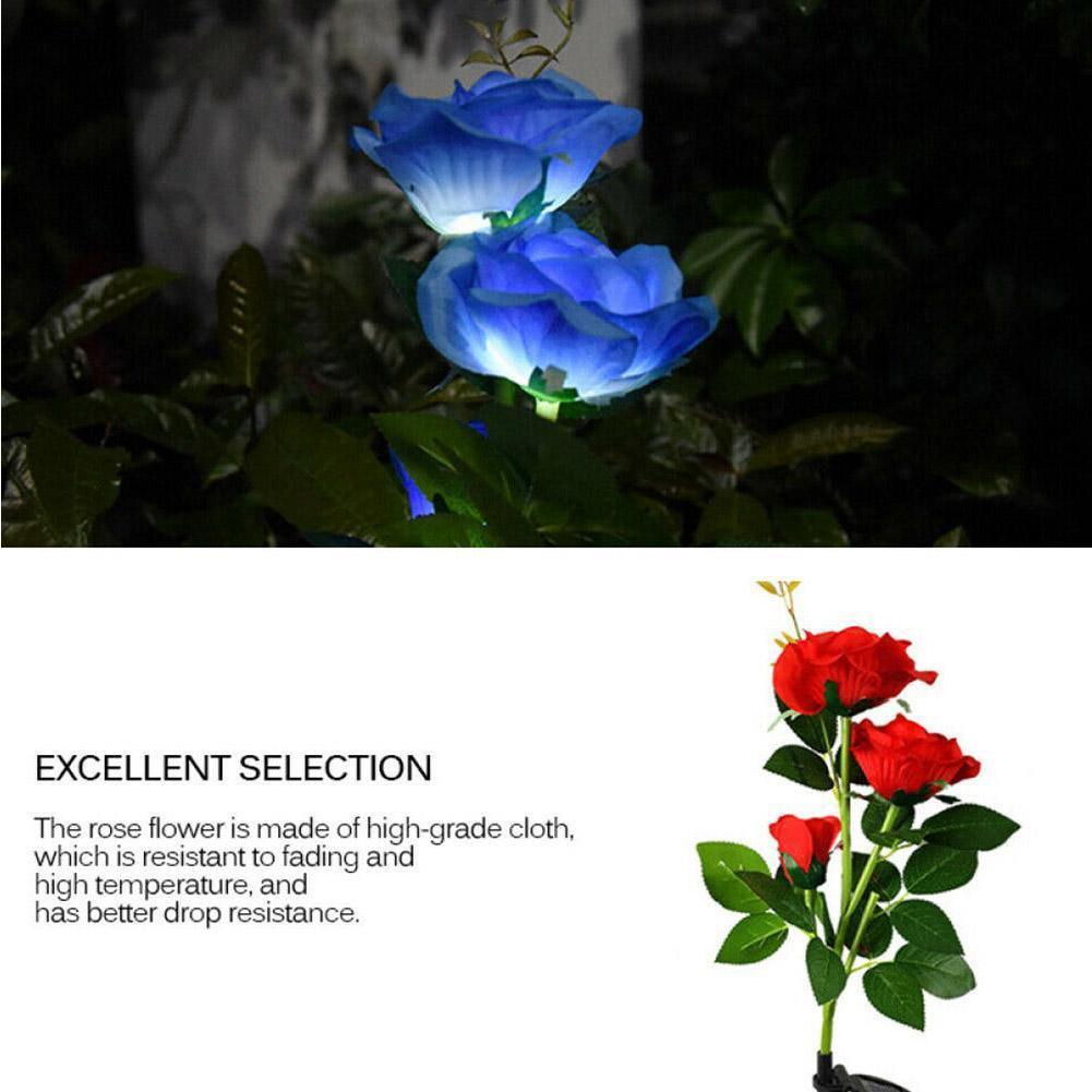 Solar para a Estaca ao ar Luz de Energia Flor Solar Rosa Lâmpada Led Livre Festa Lírio Jardim Pátio Decoração Luz 7 ao ar livre festa lírio rosa luz jardim pátio decoração luz