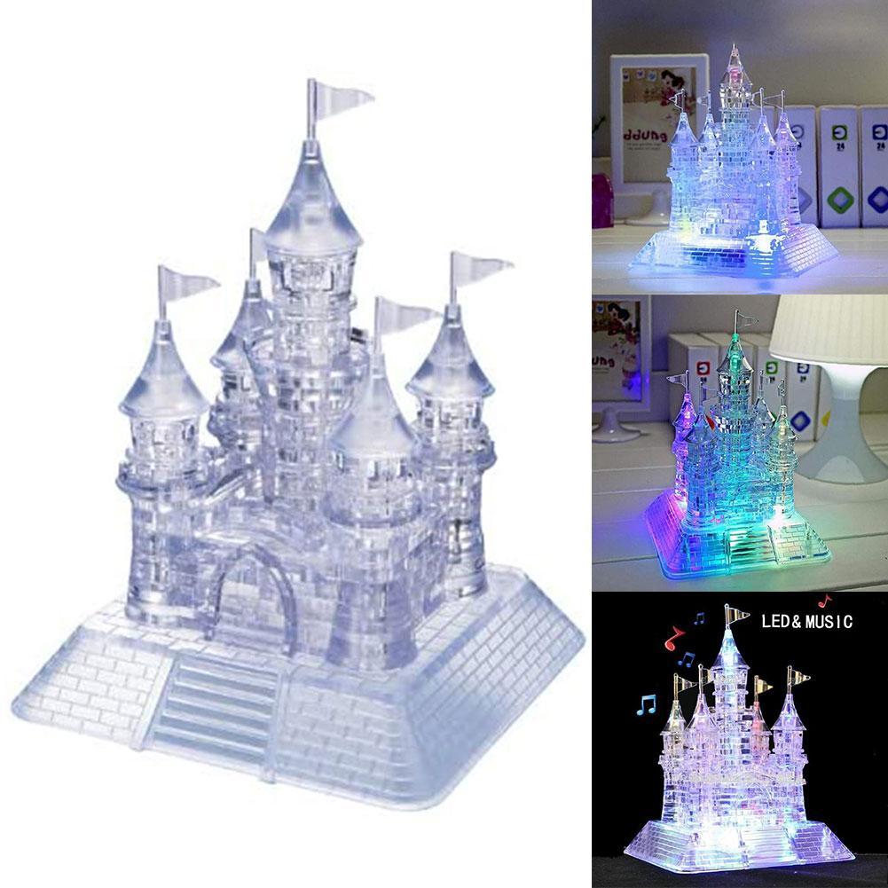 Original 3D Crystal Puzzle Deluxe Castle Clear 