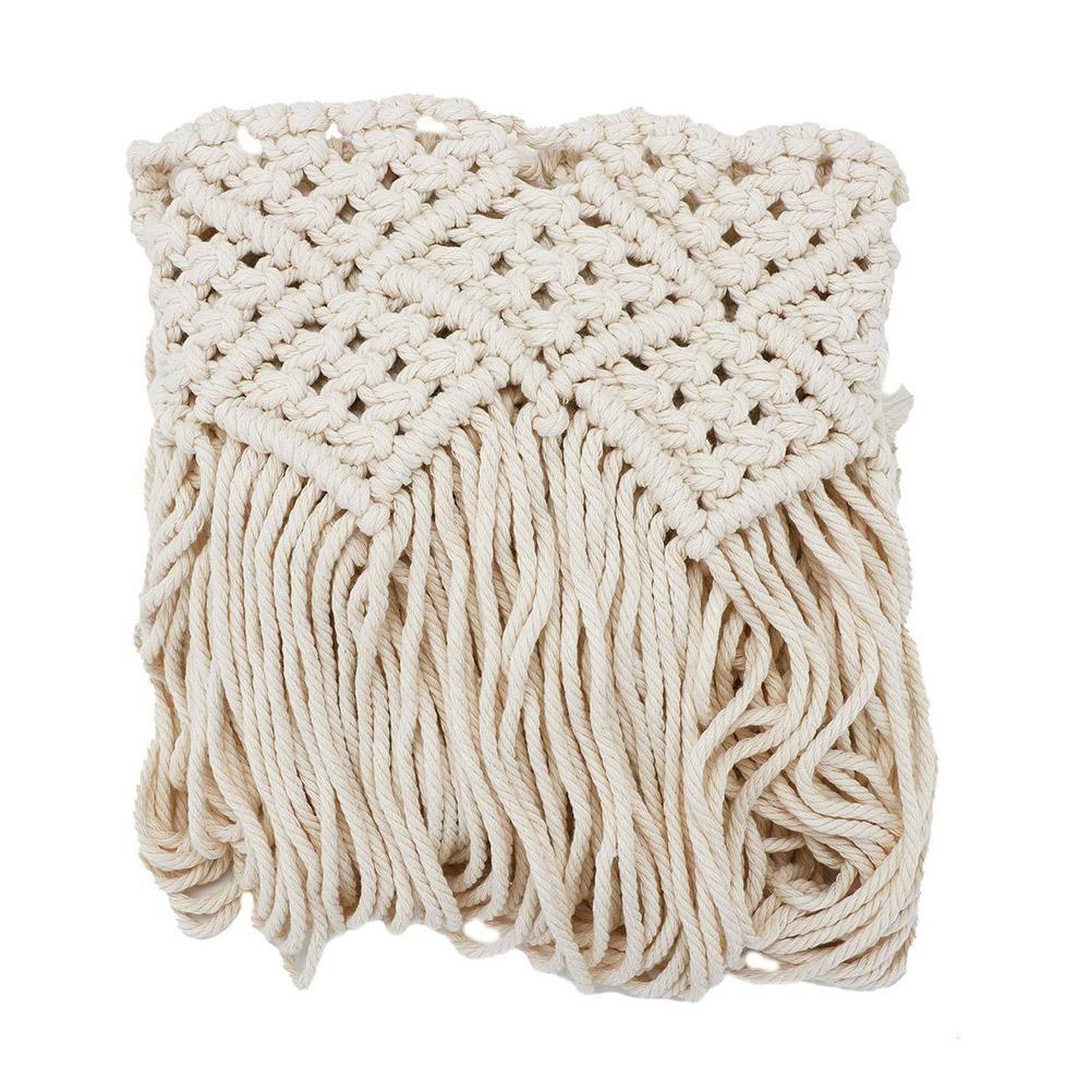 Makramee Wandbehang Boho Hochzeit Hintergrund handgemachte Tür Fenster