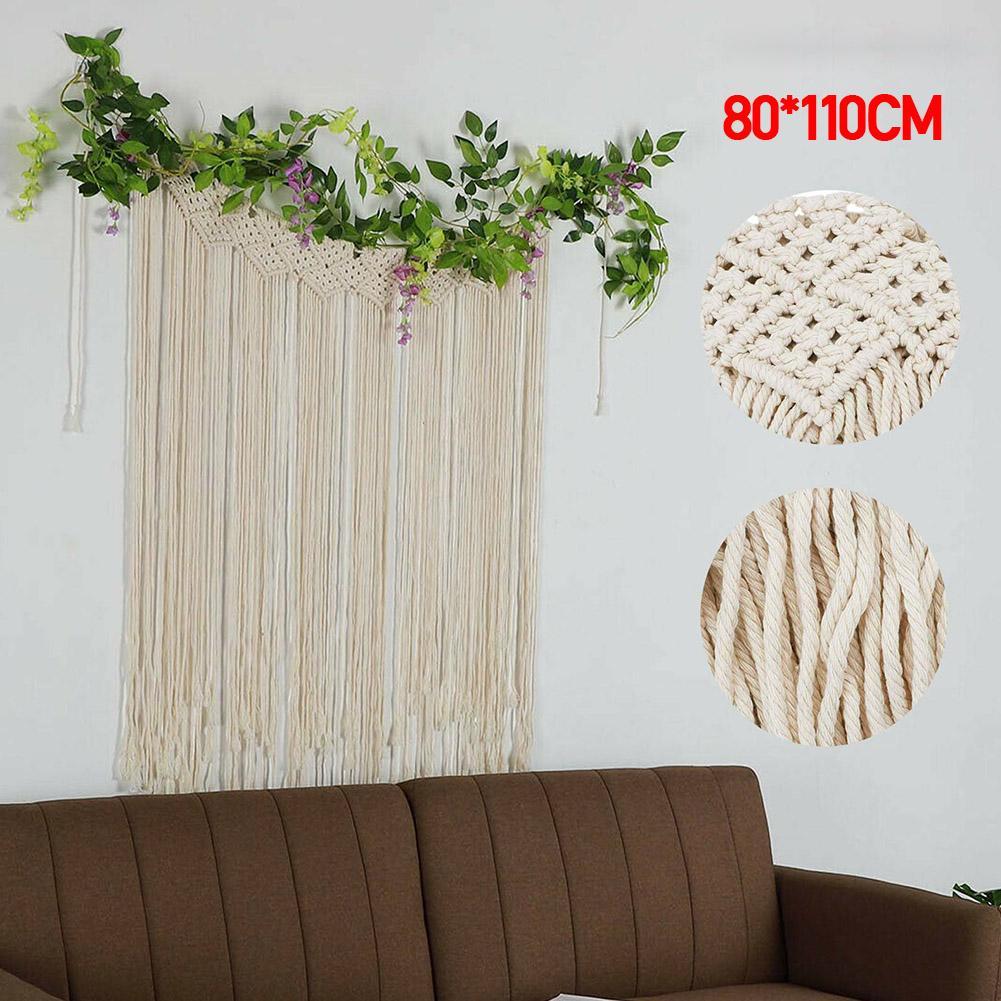 Makramee Wandbehang Boho Hochzeit Hintergrund handgemachte Tür Fenster