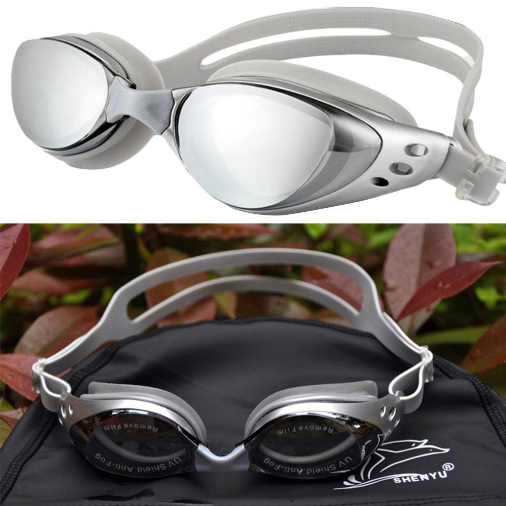 Silikon wasserdichte Schwimmbrille Anti-Fog Anti-Ultraviolett Taucherbrille 