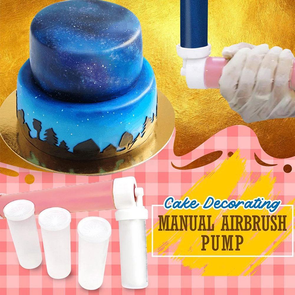 Manual Cake Spray Gun Airbrush For Cake Decorating Coloring Baking Decor Best OH eBay