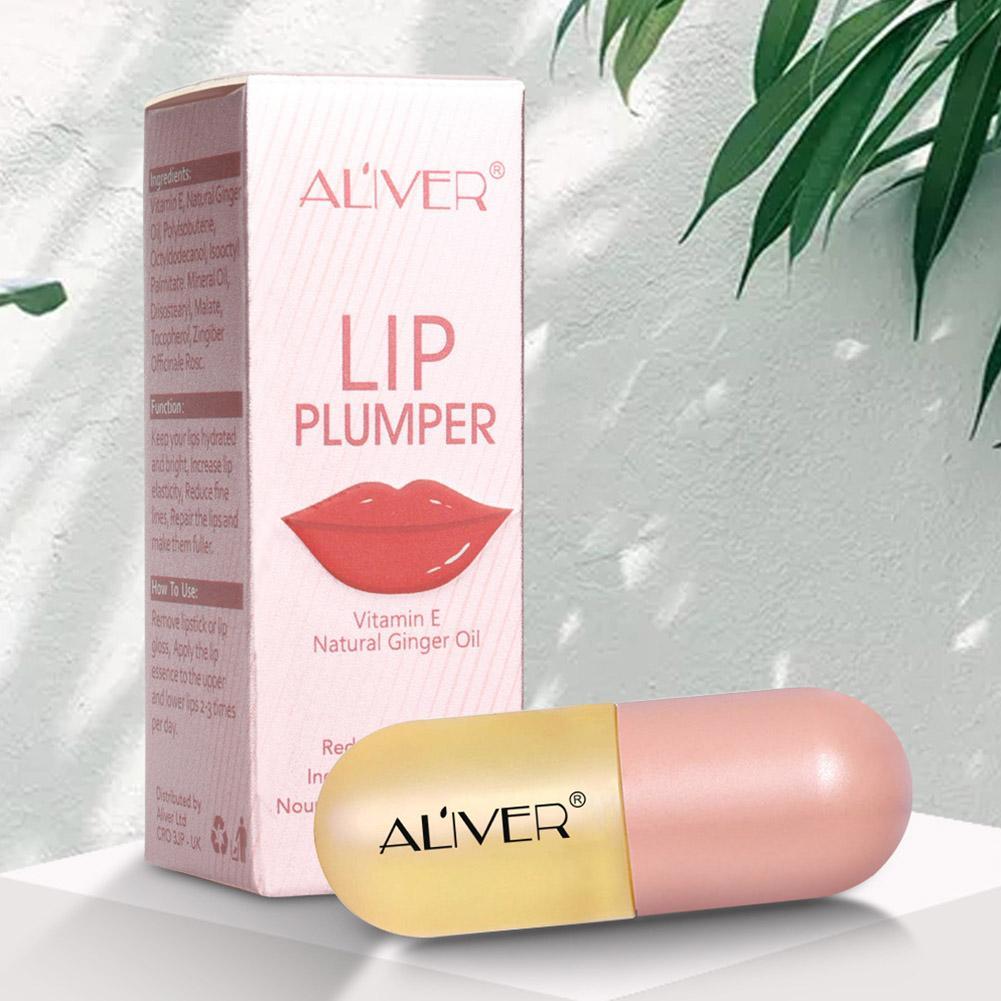Ginger Mint Volume Lips Plumper Oil Moisturizing Repairing Reduce Lip Fine Line Cosmetics Sexy Lip Plump Enhancer Makeup