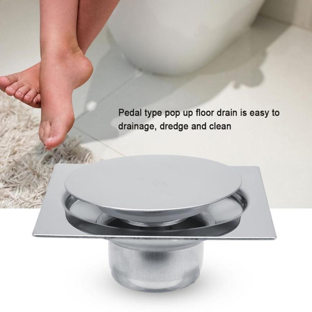 thumbnail image 4 of Wartleves Desagüe de suelo tipo pedal desodorante para baño con mejor rebote ❄-L1O3-Y1X❄, 4 of 7