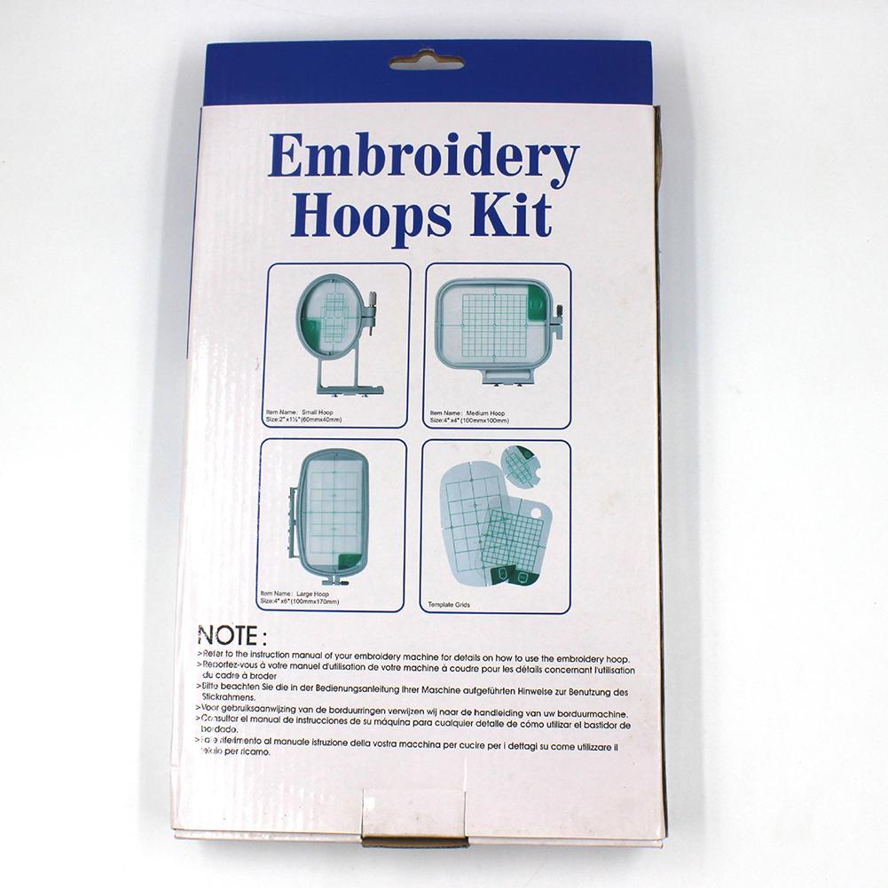 3Pcs/Set Embroidery Hoop Set for Brother SE400 SE425 SE600 SE625 PE525