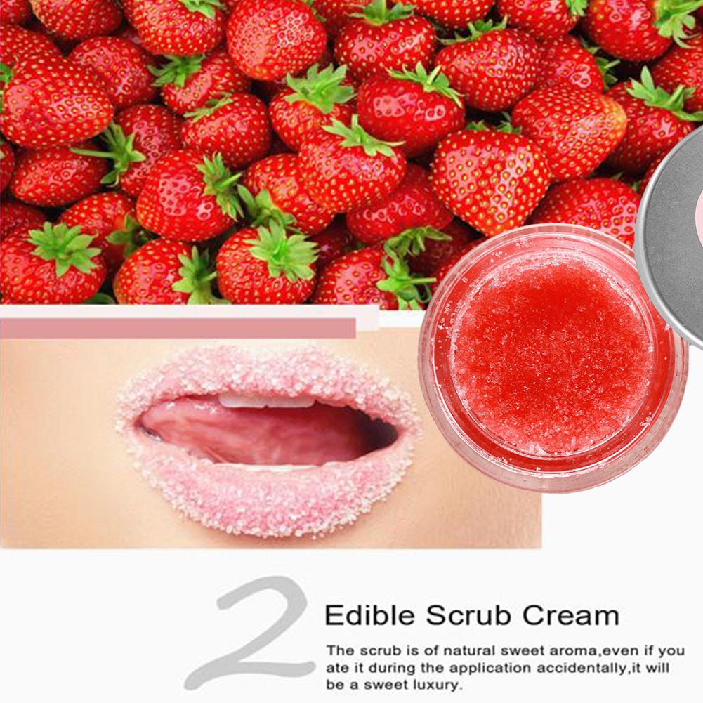 thumbnail image 4 of Wartleves 20 g Exfoliante labial hidratante humectante Exfoliante labial Labios muertos Desvanecimiento de arrugas Cuidado de líneas de piel Secado de labios C5Z6 Desvanecimiento de labios, 4 of 7