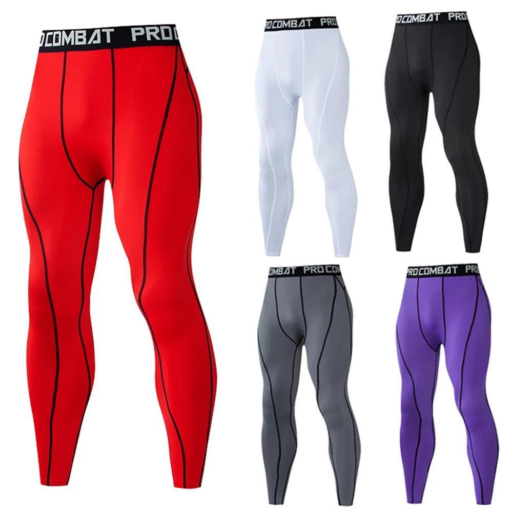 thumbnail image 3 of SGACAI Pantalones deportivos de compresión para hombre, mallas ajustadas para correr, 2024 l, 3 of 7