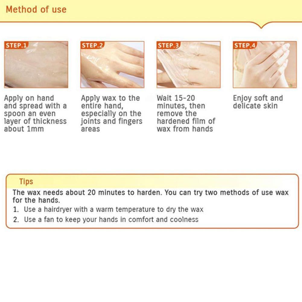 Golden Hand Mask Whitening Moisturizing Moisturizing Fine Lines Hand Care Exfoliating Calluses Hand Wax High Capacity