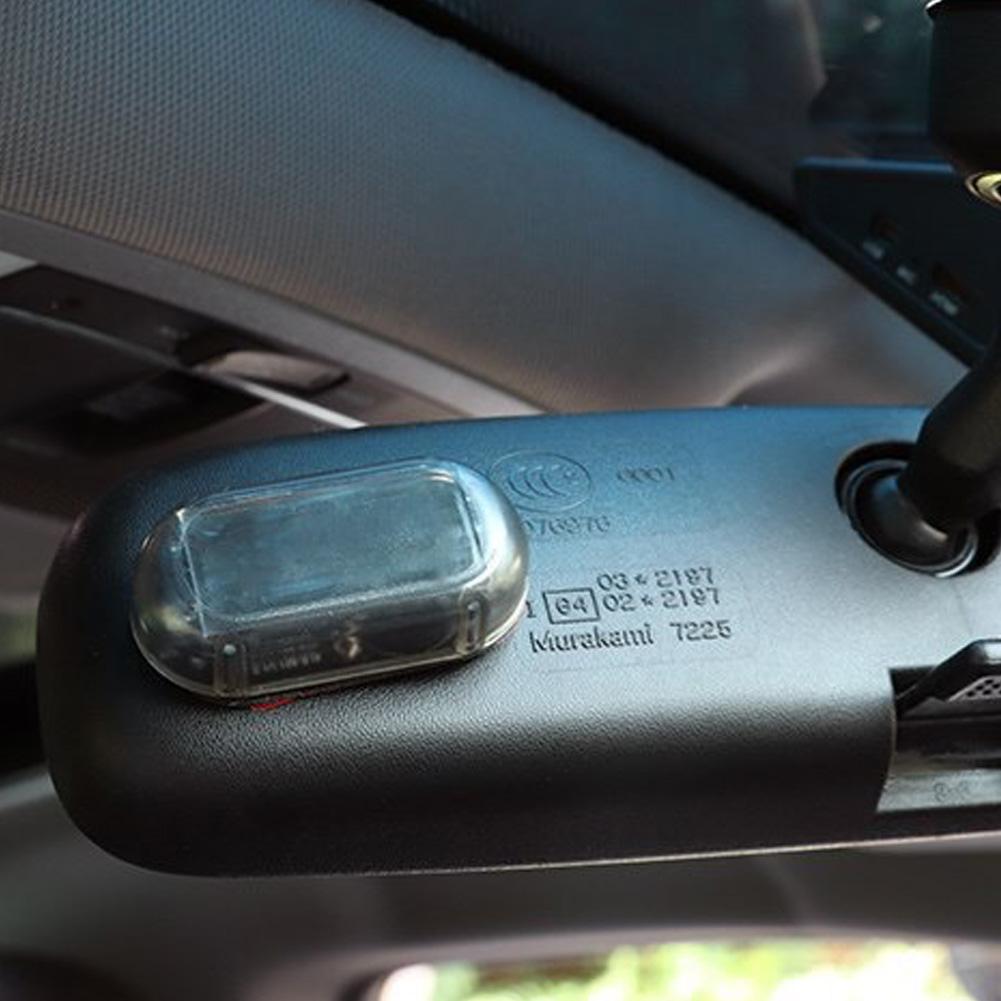 thumbnail image 2 of SGACAI Alarma solar falsa para coche, luces LED, advertencia de seguridad contra robo ღ, 2 of 7