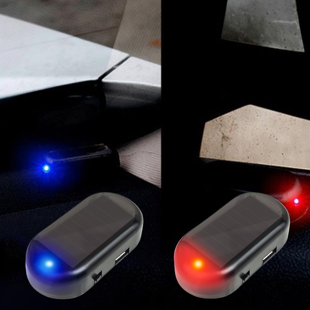 thumbnail image 4 of SGACAI Alarma solar falsa para coche, luces LED, advertencia de seguridad contra robo ღ, 4 of 7