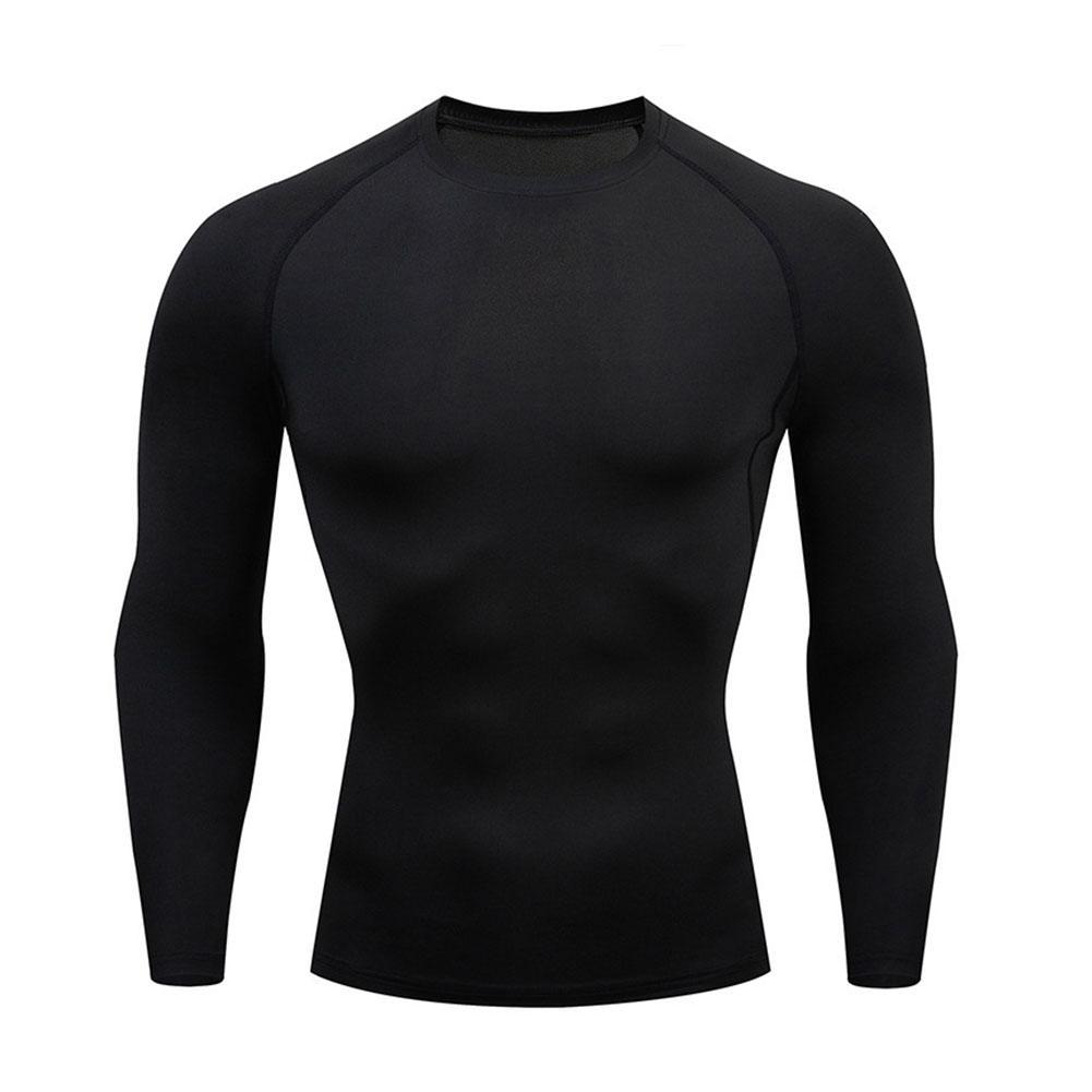 thumbnail image 5 of SGACAI Camiseta larga de compresión para hombre para correr, camisetas deportivas de entrenamiento de secado rápido. EE. UU., 5 of 7