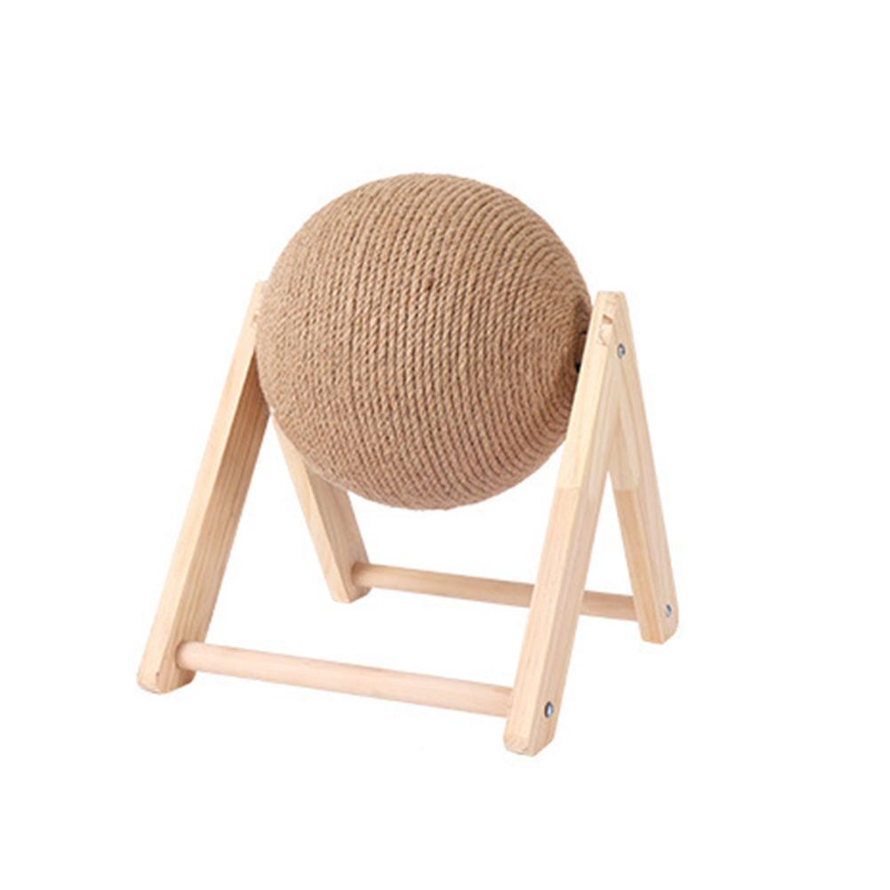 Siège Griffoir Pour Chat Avec Boule à Gratter – Petit Meuble En Sisal, Matelas Inclus – Protège Canapé Et Meubles