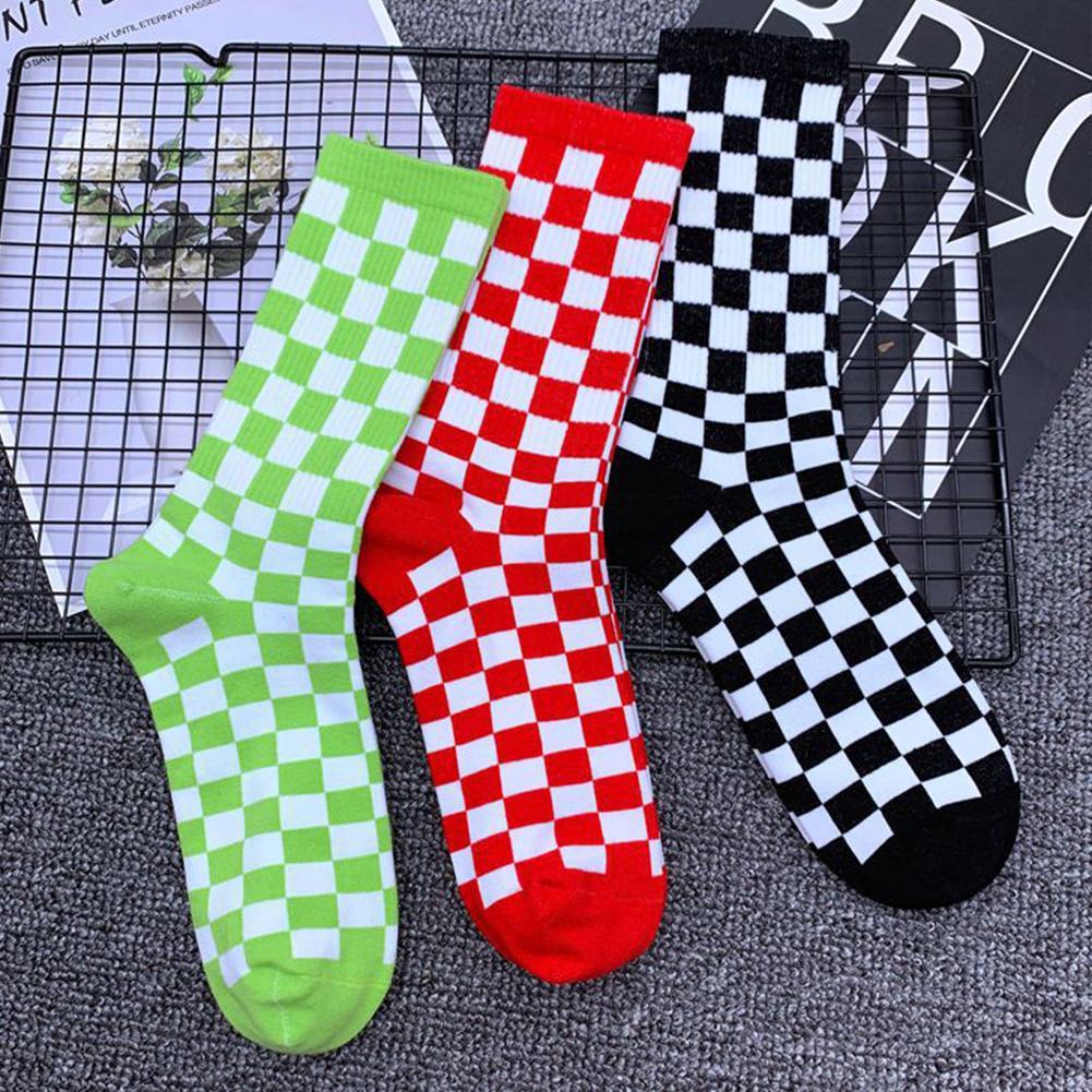 thumbnail image 5 of SGACAI Calcetines de cuadros para mujer, calcetines a cuadros, calcetines de algodón unisex para hombre, 5 of 7