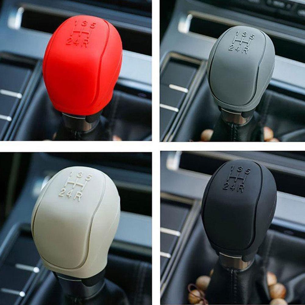 thumbnail image 2 of Ruifaya fvituve - Funda de silicona para pomo de cambio de marchas de coche, funda protectora universal para pomo de cambio de marchas de coche, accesorios de decoración interior de coche, 2 of 7