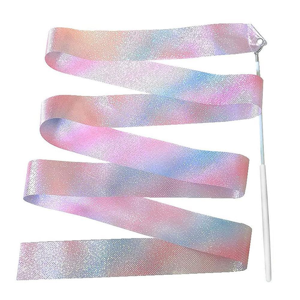 thumbnail image 5 of SGACAI Barra de arte rítmico con cinta de baile de estrellas intermitentes Arco iris / 2M 4M ъ∫ кр .> б▲ ρκ гλ щ√, 5 of 7