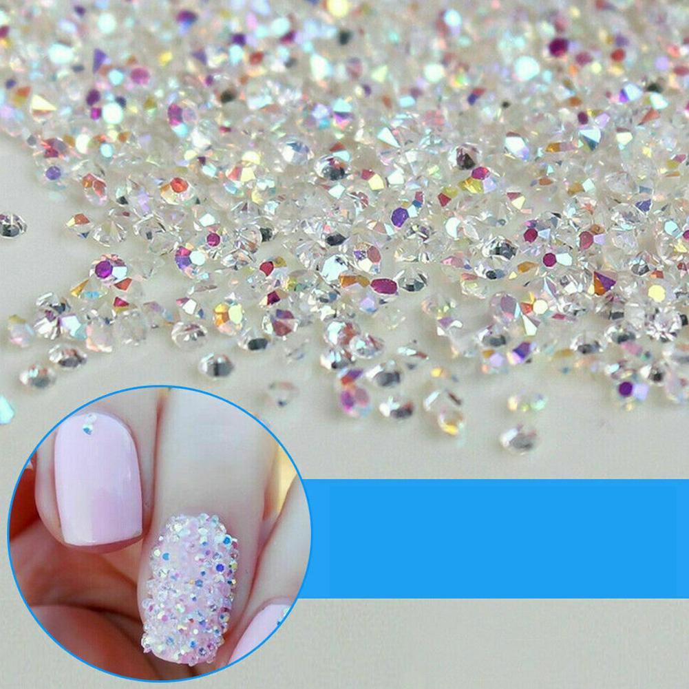1440pcs Shiny Crystal AB Mini Pixie Nail Rhinestones Glitter 3D Micro  Diamonds For Nails Art DIY Accessories